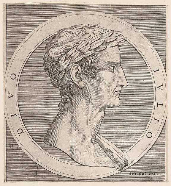 Speculum Romanae Magnificentiae: Julius Caesar, from The Twelve Caesars