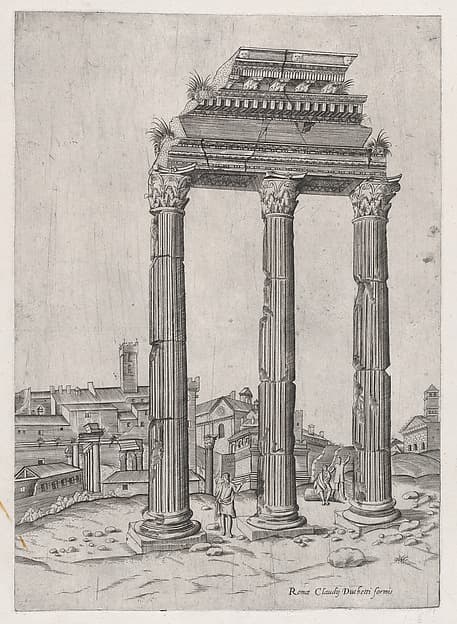 Speculum Romanae Magnificentiae: Portico of the Temple of Julius