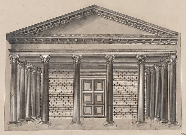 Speculum Romanae Magnificentiae: Maison antique a Nymmes