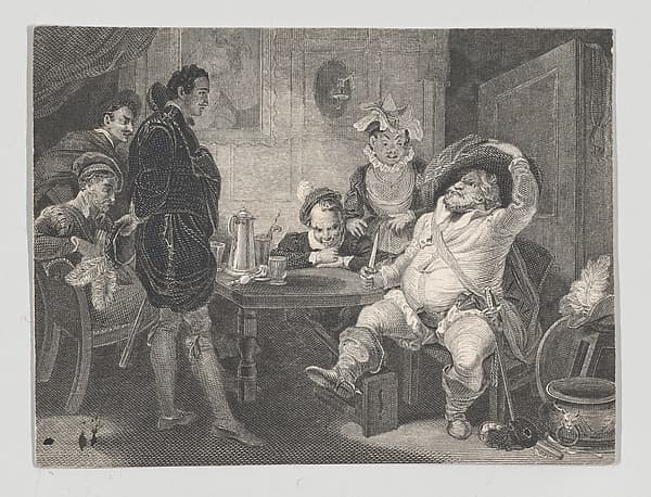 Boar's Head Tavern: Prince Hal, Falstaff and Poins (Shakespeare, First Part of Henry IV, Act 2, Scene 4)