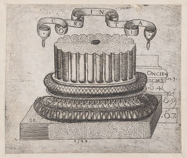 Speculum Romanae Magnificentiae: Corinthian base