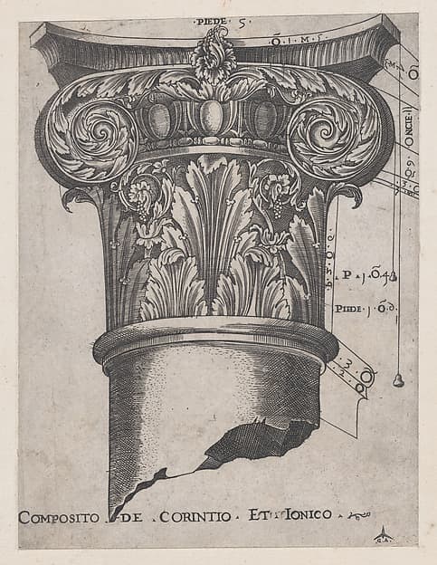 Speculum Romanae Magnificentiae: Composite of Corinthian and Ionic