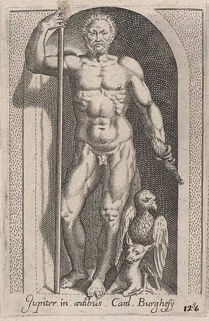 Speculum Romanae Magnificentiae: Jupiter (Jupiter in aedibus Card. Burghesij)