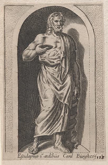 Speculum Romanae Magnificentiae: Esculapius (Esculapius in aedibus Card. Burghesij)