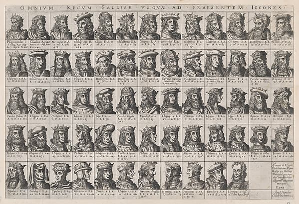 Speculum Romanae Magnificentiae: Small Portraits of the French Kings from Pharamond to Henri III