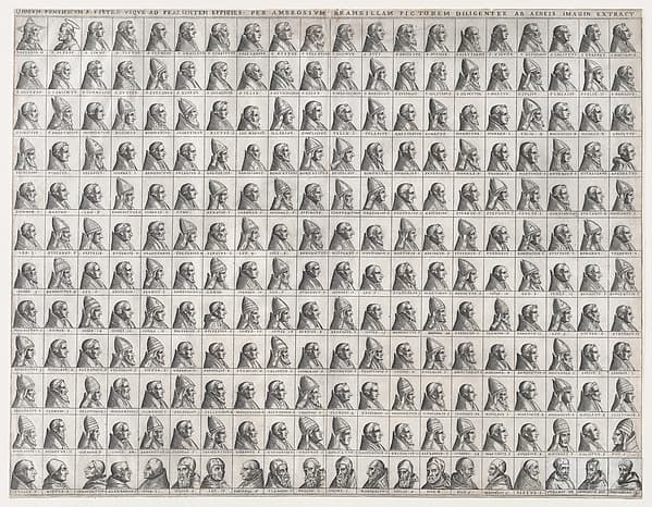 Speculum Romanae Magnificentiae: Small Portraits of the Popes from Christ to Innocent IX