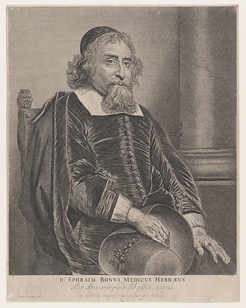 Portrait of Ephraim Bonus, physician