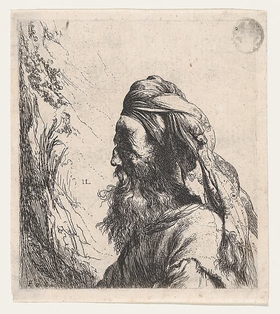 Man in a Turban Facing Left