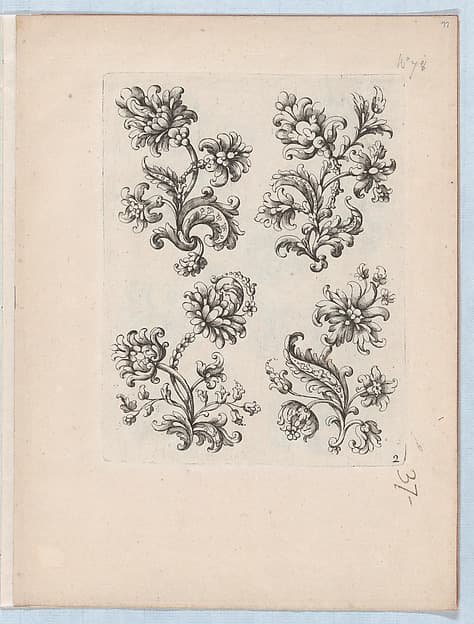 Series of Small Flower Motifs, Plate 2