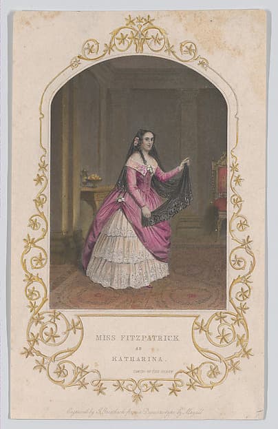 Miss Fitzpatrick as Katharina (Taming of the Shrew)