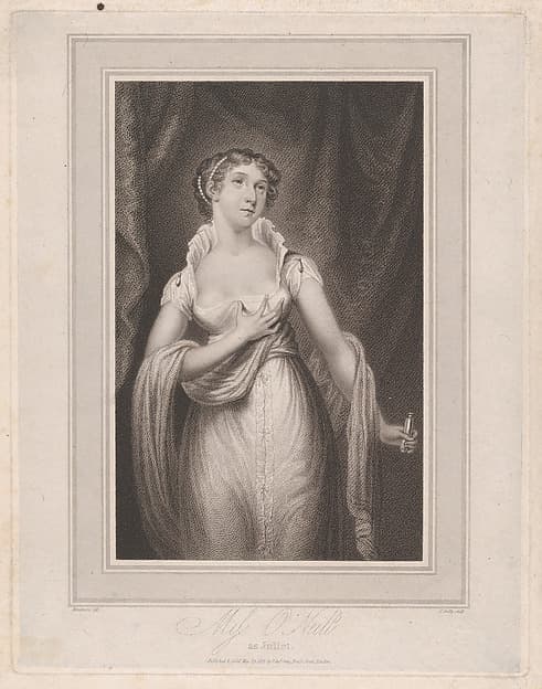 Miss O'Neill as Juliet