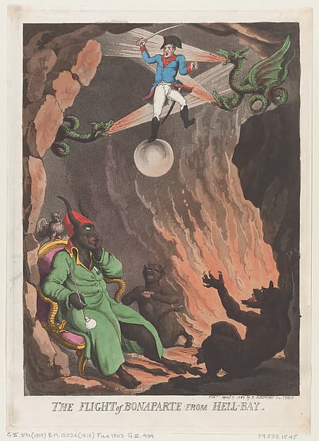The Flight of Bonaparte from Hell-Bay