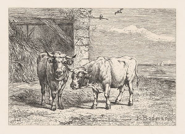 Bulls, from "Eaux-Fortes Animaux & Paysages"