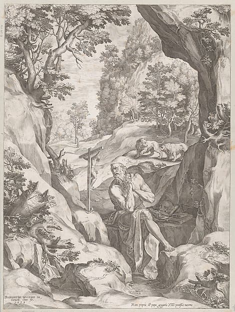 St Jerome Penitent in the Wilderness
