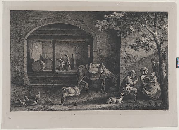 Interior of a Farm at Saint-Jean-de-Touslas