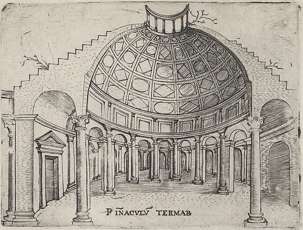 Pinaculu Termar (sic), from a Series of 24 Depicting (Reconstructed) Buildings from Roman Antiquity