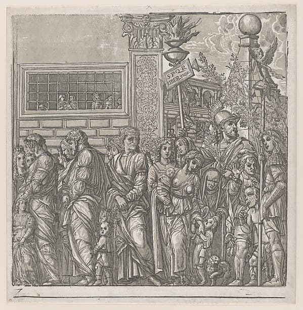 Sheet 7: Procession, from "The Triumph of Julius Caesar"
