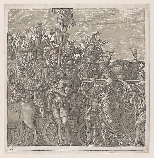 Sheet 3: Trophies of War, from "The Triumph of Julius Caesar"