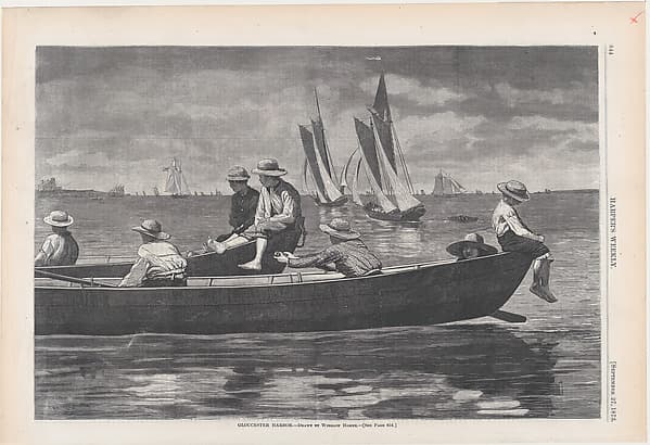 Gloucester Harbor (from "Harper's Weekly," Vol. XVII)