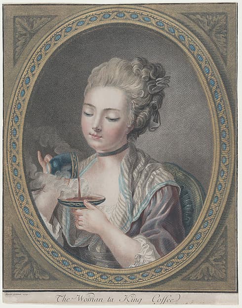 The Woman Taking Coffee