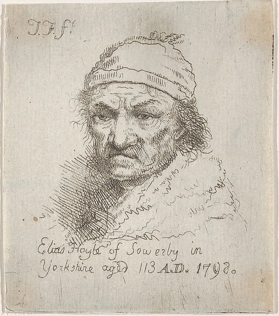Elias Hoyle of Sowerby in Yorkshire, aged 113, A.D. 1798