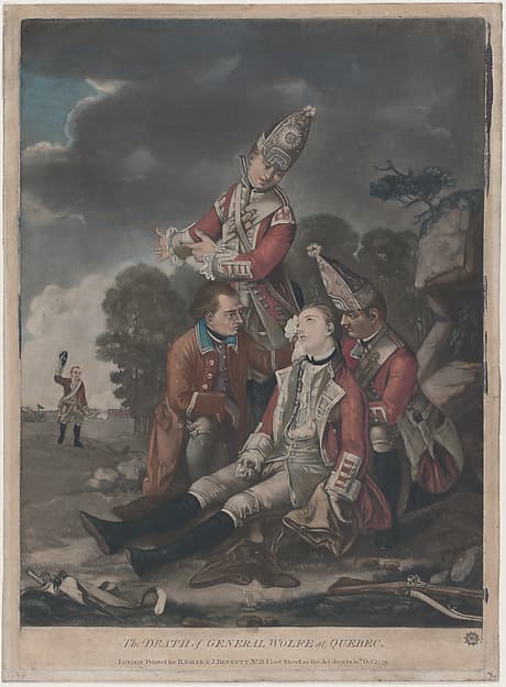 The Death of General Wolfe at Quebec (September, 1759)