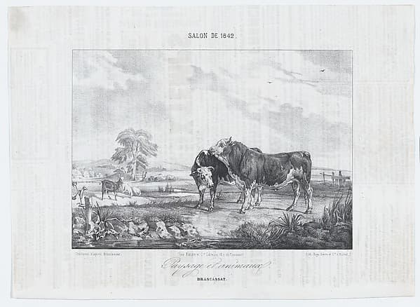 Salon of 1842: Landscape with Animals