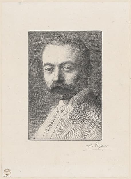 Portrait of Edward D. Adams from a Trial Plate