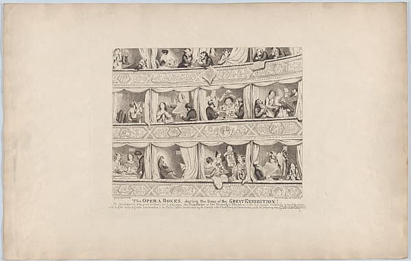 The Opera Boxes During the Time of the Great Exhibition?