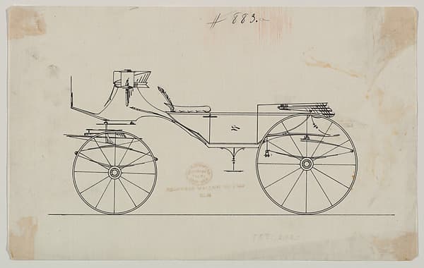 Design for Vis-à-vis, no. 883a