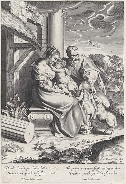 The Holy Family with Saint John the Baptist