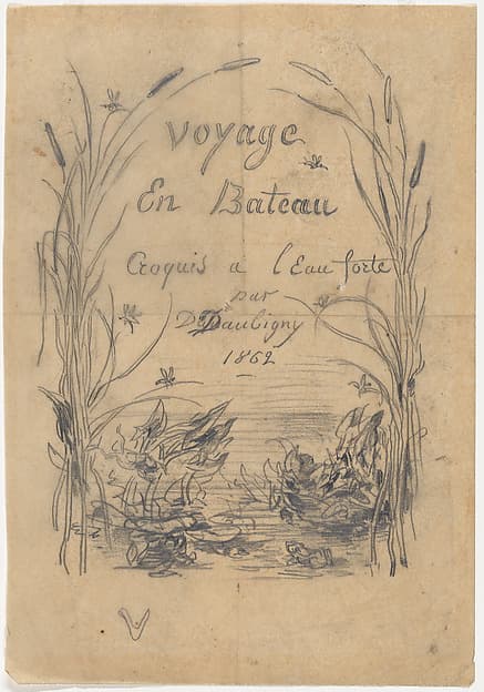 Twenty-three drawings for "Le Voyage en bateau"