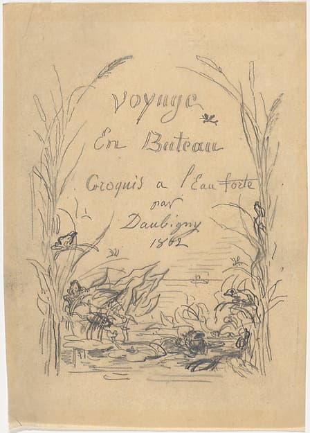 Frontispiece for the Album "Voyage en Bateau"