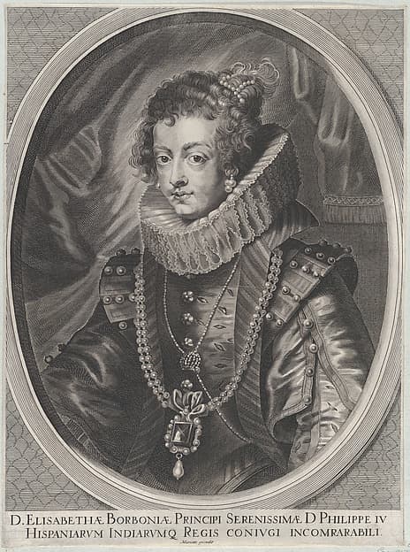 Portrait of Elisabeth of Bourbon, Queen of Spain