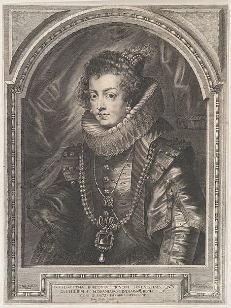 Portrait of Elisabeth of Bourbon, Queen of Spain