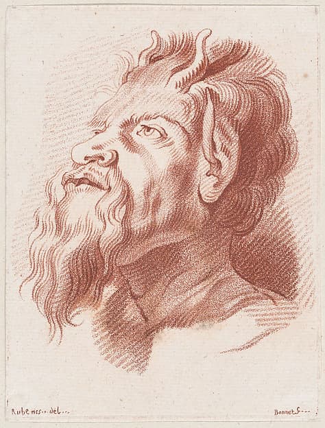 Head of a satyr