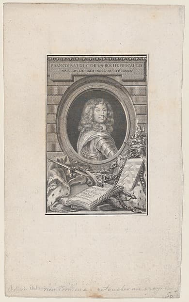 Portrait of François VI, duc de La Rochefoucauld