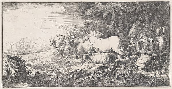 Noah and the animals entering the ark