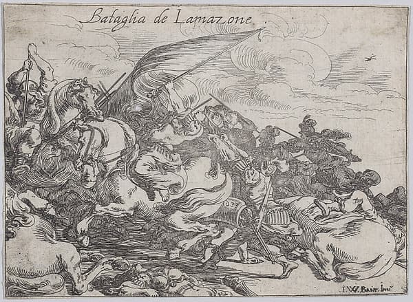 Bataglia de L'Amazone, from "Battles of Different Nations" (Capricci di varie battaglie)