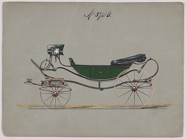 Design for Caleche, no. 3760