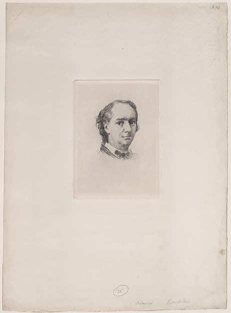 Portrait of Charles Baudelaire