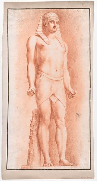 Study after the Vatican Statue of Antinous as Osiris