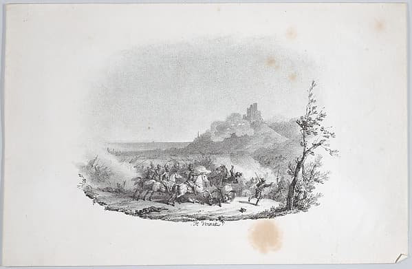 Cavalry Combat at the Battle of Arques