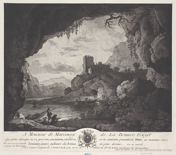 Landscape from a Cave