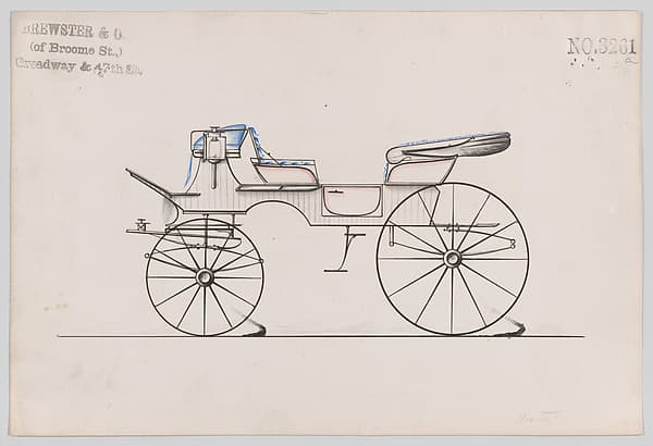 Design for 6 seat Phaeton, no. 3261a