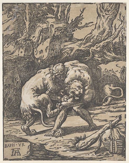 Hercules and the Nemean Lion