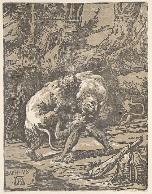 Hercules and the Nemean Lion