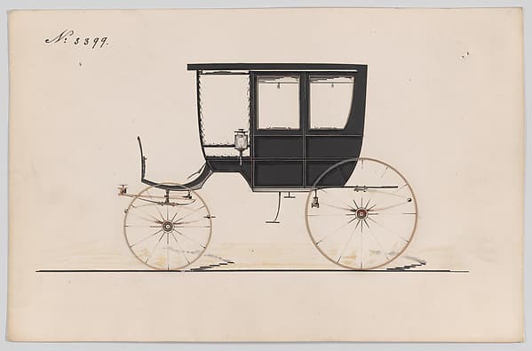 Design for 6 seat Rockaway, no. 3399