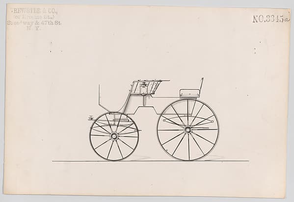 Design for T-Cart, no. 3345a