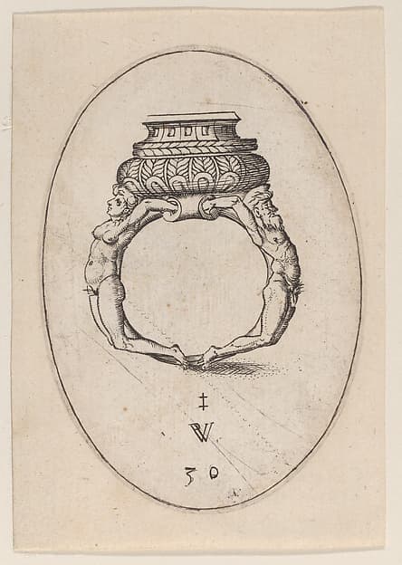 Design for a Ring, Plate 30 from 'Livre d'Aneaux d'Orfevrerie'